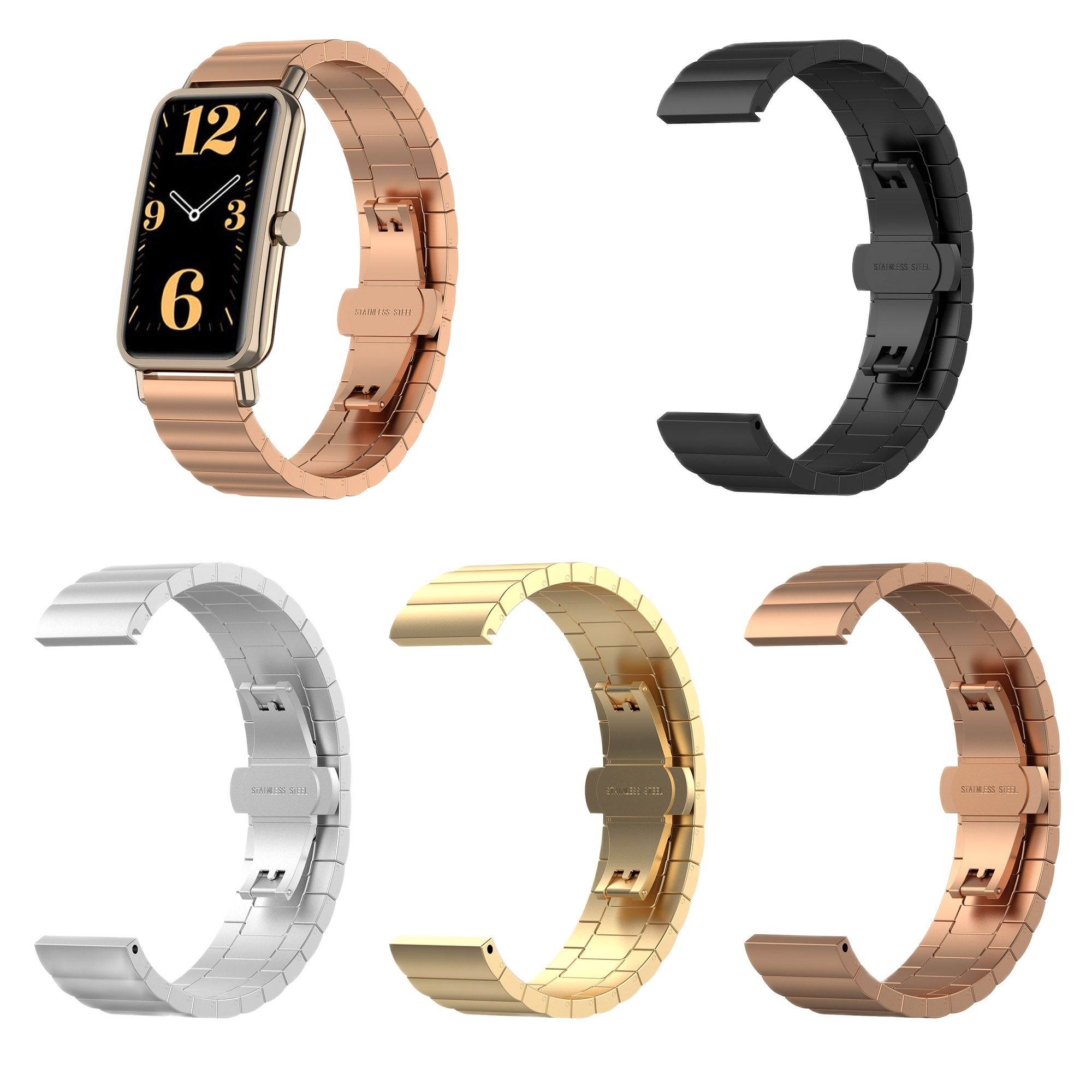 Timex Watches Smartwatch - Cinturino in acciaio inossidabile da 16