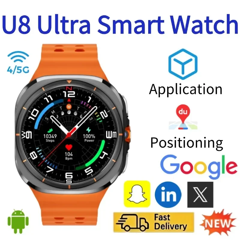 Smartwatch Watches For Women With Gps - Smartwatch U8 4G 5G con fotocamera